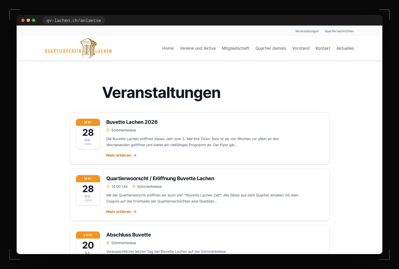 Veranstaltungen